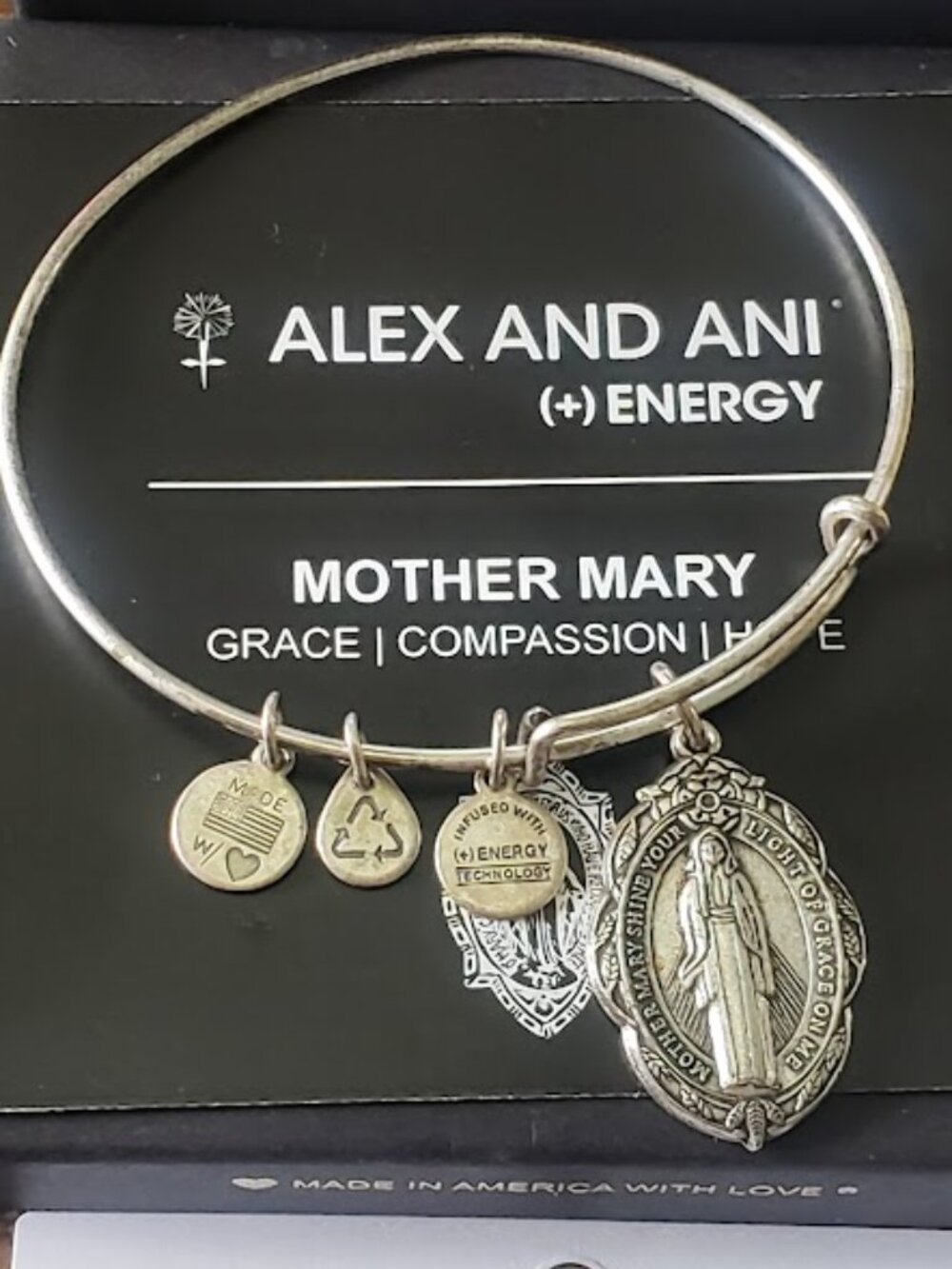 Alex and Ani Mother Mary Bracelet